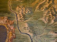 Musée Pio Clementino- Galerie des cartes- carte de la vallée du Rhone