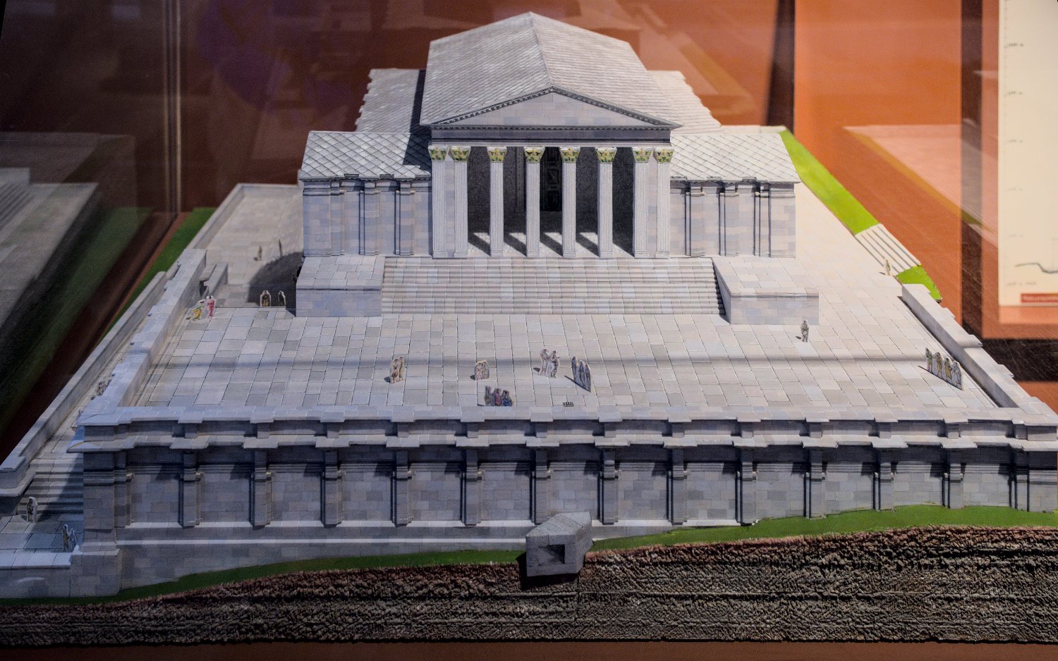 Maquette du temple de Mercure