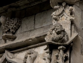 La façade nord, détail