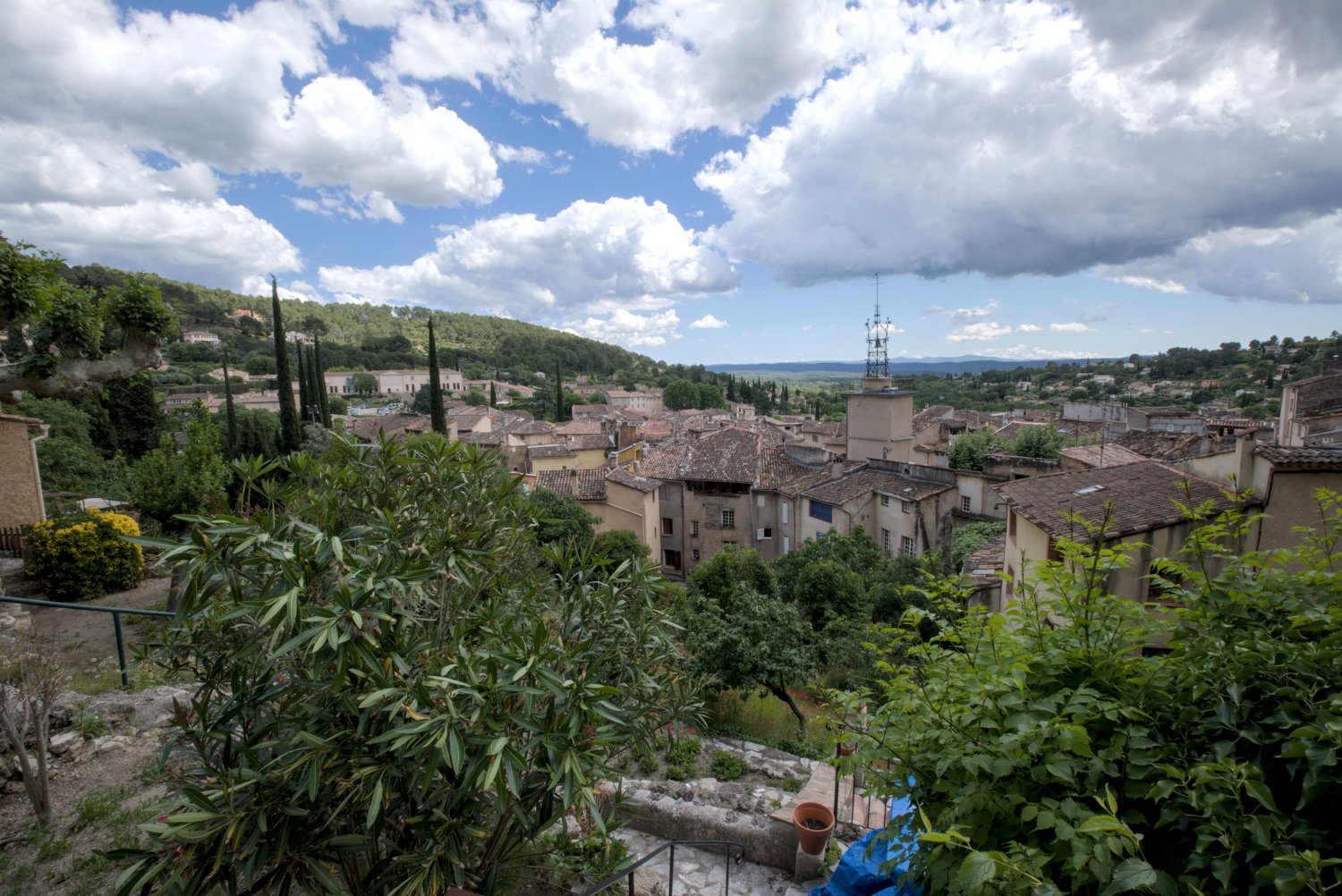 Vue sur le village