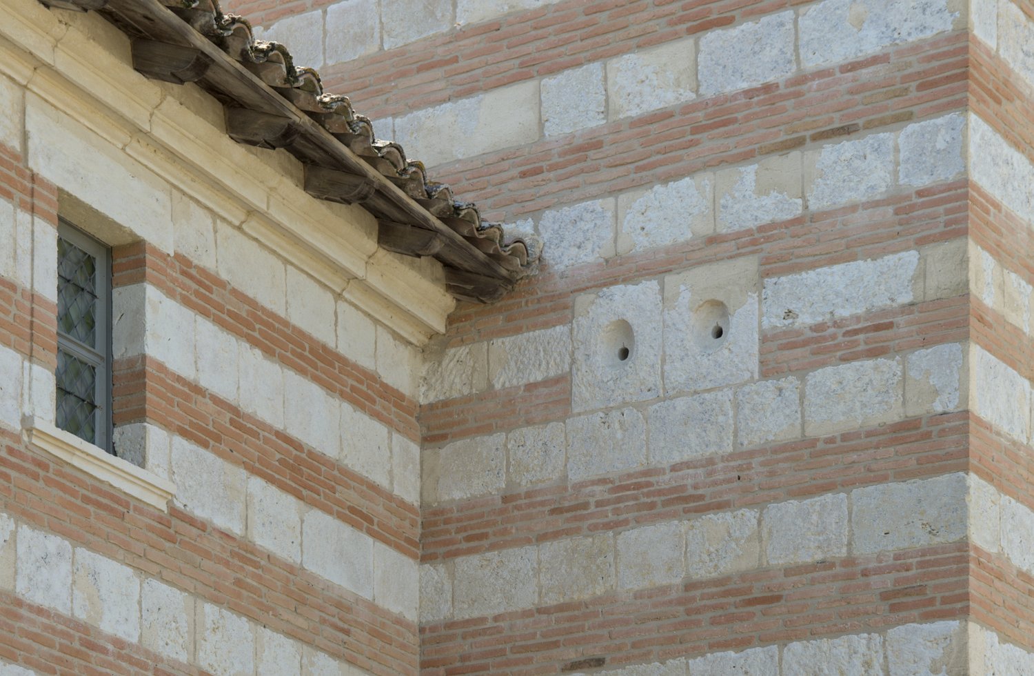 Détail architectural de la façade