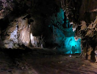 Salle du lac à la fin de la visite
