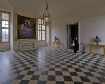 Le second vestibule, toile Vénus secourant Enée (Nicolas-André Morsiau