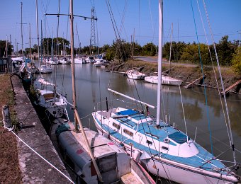 Le chenal du port de plaisance