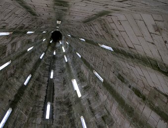 Eglise Saint Pierre de Sales- Intérieur de la flèche