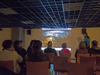 Salle d'accueil quand il y a des nuages...