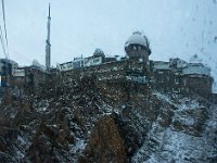 L'observatoirevu du téléphérique à l'arrivée
