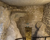 L'escalier d'accès au donjon