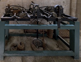 Mécanisme de l'ancienne horloge de la cathédrale