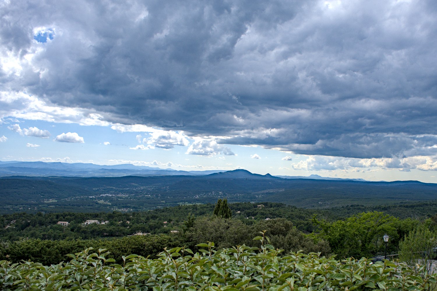 Vue panoramique depuis le village