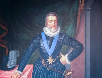 Portrait de plein pied d'Henri IV (Jean Etienne Franklin Dubois)- Copie