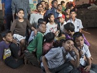 Enfants accueillis dans la maison familiale JKSMS de Jaipur