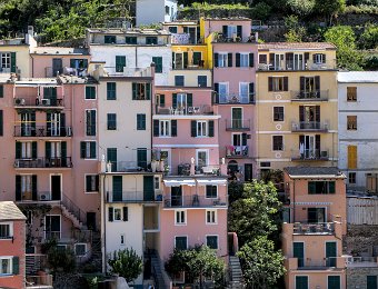 Gros plan sur les maisons  Vue sur des maisons