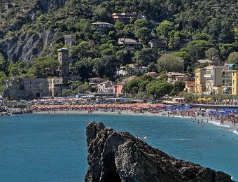 Vue générale de la plage
