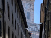 Rue en direction de la cathédrale Santa Maria del Fiore