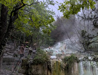 Bagni San Filippo - Vue générale du site