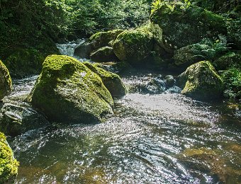 Aston au dessus du barrage de la Riète (Ariège)  NIKON D7100 - F6.3 - 1/250- 27mm - 400ISO : Aston, torrent, ariège