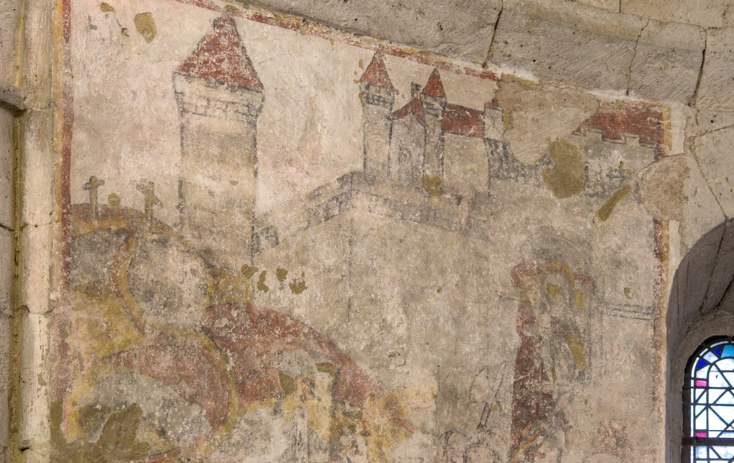 La chapelle - Vestige de peintures murales