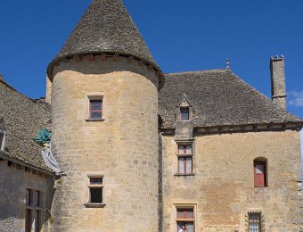 Cour intérieure et la tour de l'escalier