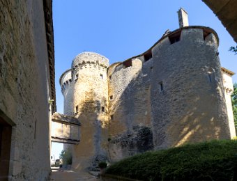 Le château vu du 2ème châtelet