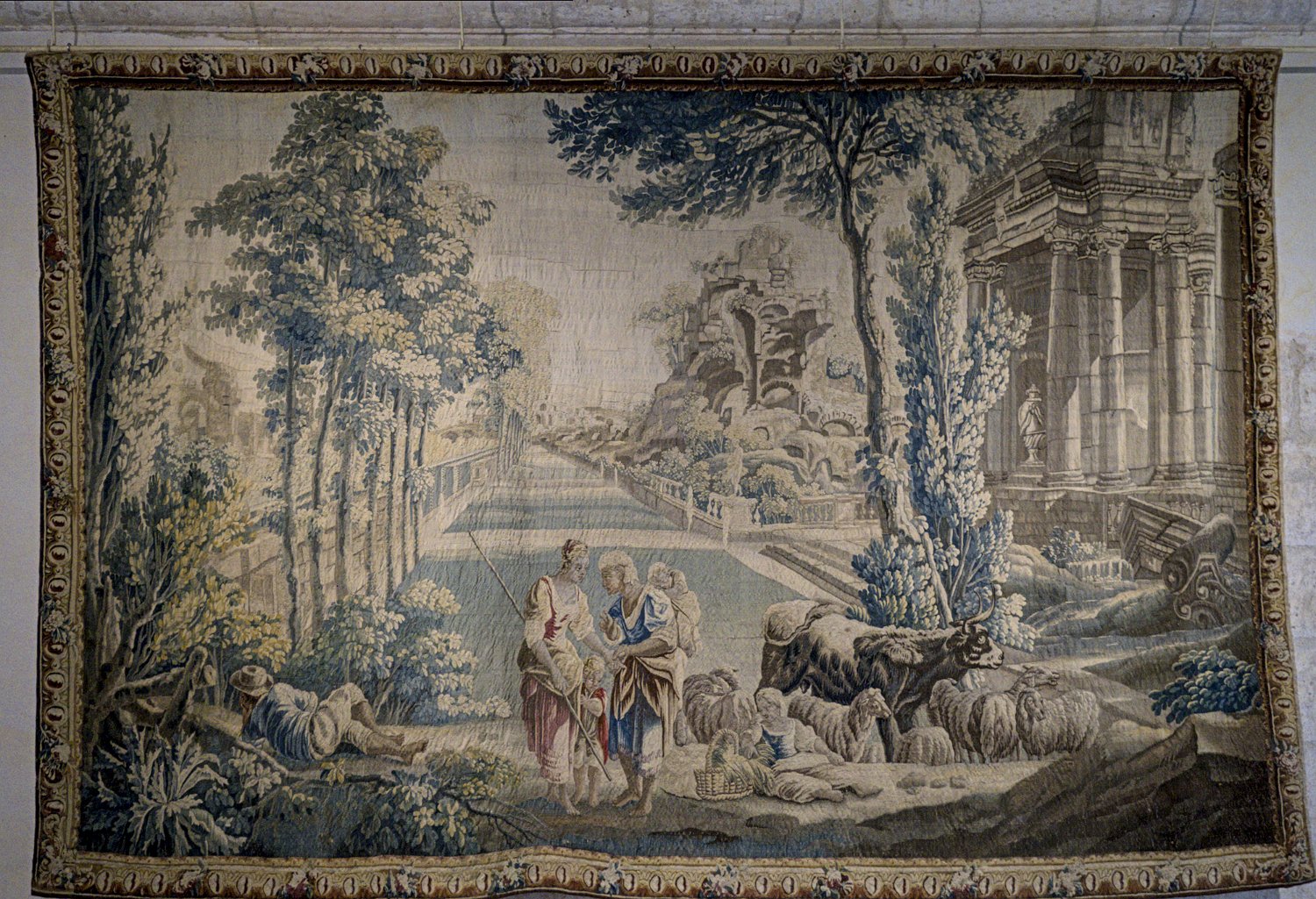 Tapisserie d'Aubusson de la chambre du seigneur