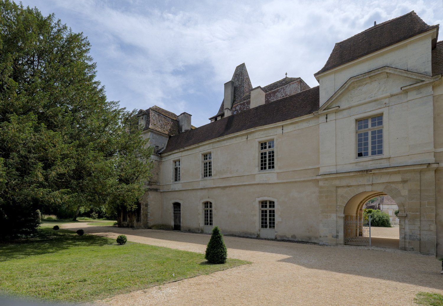 Façade arrière du château