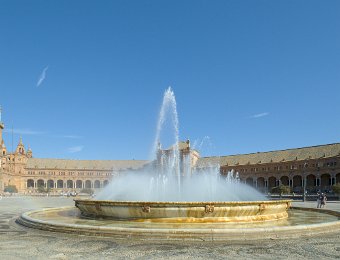 La place d&#39;Espagne