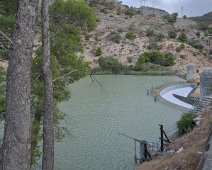     Bassin de rétention du Choro qui alimente la centrale électrique