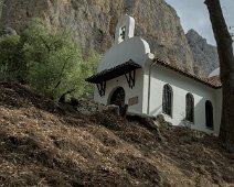   Chapelle de l'ancien village des ouvriers lors de la construction de la voie ferrée