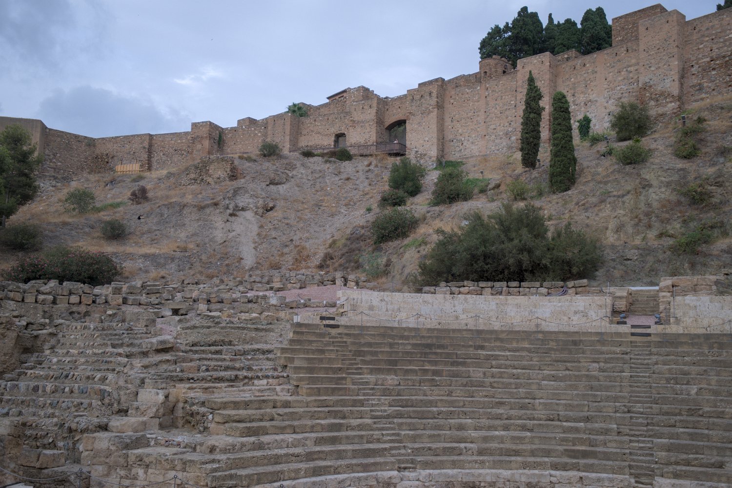 Vue depuis le théâtre romain
