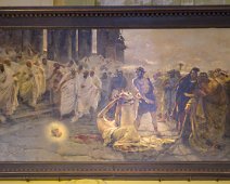 La décapitation de San Pablo  L'œuvre représente la décapitation de l'apôtre Paul, appelé l'apôtre des Gentils, qui, selon la tradition, a eu lieu à Rome pendant la persécution des chrétiens décrétée par l'empereur Néron.