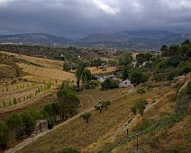 Vue sur la campagne environnante