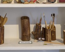 Objets en tige de fleur d'agave