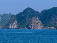 Panorama avec fermes aquacoles