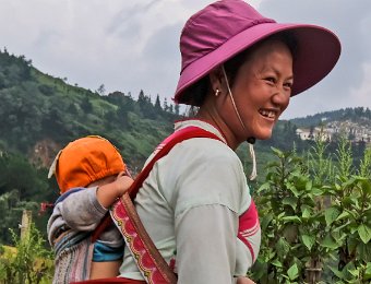  Femme et enfant Thaï